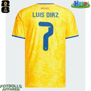 Colombia Luis Diaz #7 Hemmatröja VM 2026 Kortärmad